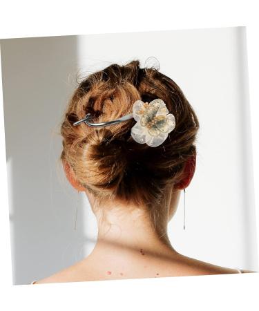 DOITOOL Headgear Hair Ponytail Flower Petal Hair Clamps Hair Twist Hair Claw Clips for Girls French Hair Pin Hair Clip Tiara Barrettes for Girls Hair Ring Banana Women's Cloth - Buy Online on GoSupps.com