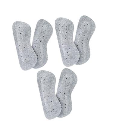 FRCOLOR 3 Pairs Anti-wear Foot Stickers Rear Heel Cushion Women Insoles for Shoes Ladies Shoes Heels Womens Shoe Inserts Heels Pad Heel Liners High Heel Pad Women's Protection Cow Leather