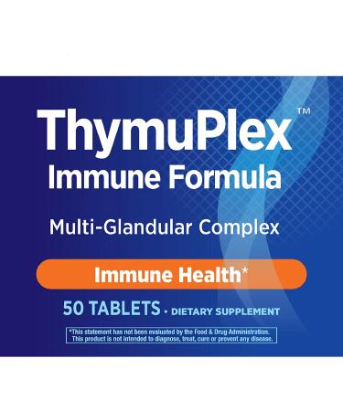 Nature's Way ThymuPlex Immune Formula 50 Capsules - Buy Online on GoSupps.com