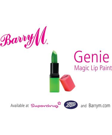 Barry M Cosmetics Genie Lip Paint in Green - Pack of 1 | Long Lasting Lip Color - Buy Online on GoSupps.com