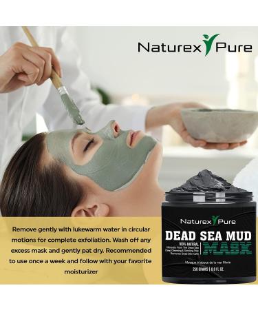 Dead Sea Mud Mask - All-Natural Face Mask for Blackheads Acne & Hyperpigmentation - 8.8fl oz - Luxurious Skincare for Women & Men - Buy Online on GoSupps.com