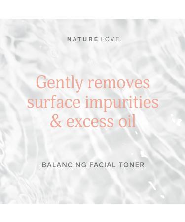 Nature Love Balancing Facial Toner | Rosewater & Witch Hazel for Oily Skin | Cruelty-Free Paraben-Free Made in USA | 6 Fl Oz - Buy Online on GoSupps.com