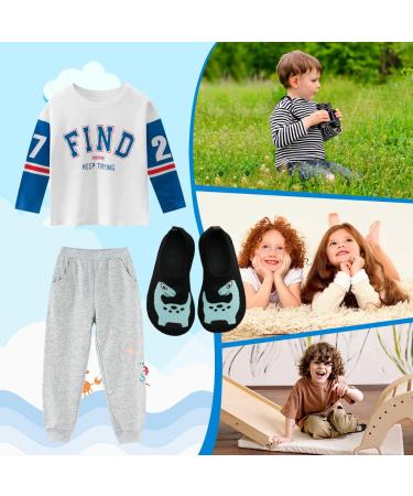 Kids Beach Swim Shoes - Non-Slip Quick Dry Aqua Socks for Boys & Girls | UK Size 10.5/11 Blue - Buy Online on GoSupps.com