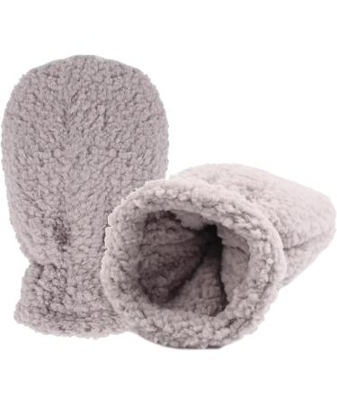 Pesaat Double Layer Fleece Baby Gloves - Anti-Scratch Mittens for Boys and Girls 6-12 Months (3pcs) - Winter Infant Toddler Warm Mittens - Buy Online on GoSupps.com
