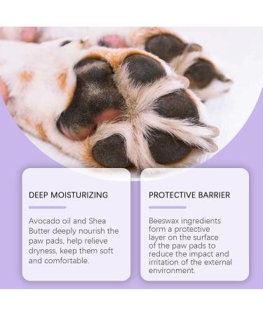 Pet Foot Care Cream Dog Paw Balm | Safe Licking Dog Paw Balm | 15g Dog Paw Wax for Dry Paws and Nose Lotion for Pets - Buy Online on GoSupps.com