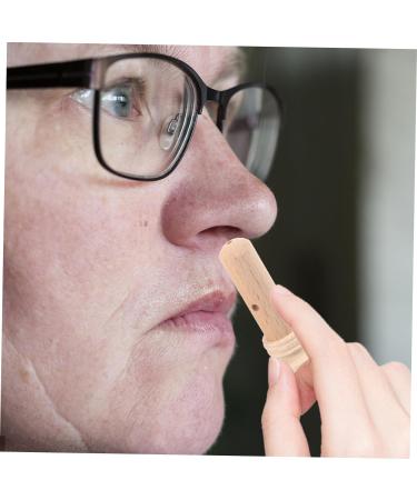 Wooden Incense Sticks Set with Nasal Tube Inhaler - Fragrance Sniffing Stick - Buy Online on GoSupps.com