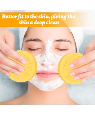CHStarina 20 Faces Compressed Sponges - Soft Facial Cleaning & Makeup Removal Sponges - Eco-Friendly Face Wash Sponges for All Skin Types - Buy Online on GoSupps.com