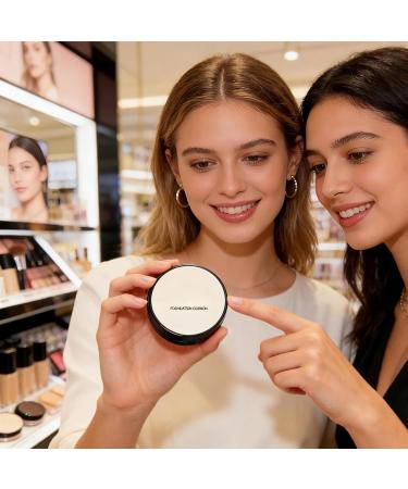 CC Cream Foundation Natural Lightweight Moisturizing Long-Lasting Makeup - Korean Cushion Foundation For Daily Wear Spring/Autumn Night Evening Wedding Travel Beach Photography Stage - Buy Online on GoSupps.com