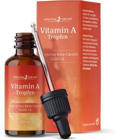 Buy High-Dose Vitamin A Drops (50ml) - 5000 I.E. Retinol & Vegan - MCT Coconut Oil - International Shipping - Buy Online on GoSupps.com