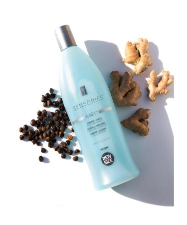 RUSK Sensories Calm Guarana and Ginger Nourishing Shampoo - 35 Fl Oz - Vegetable Protein for Damaged Hair - Buy Online on GoSupps.com