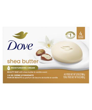 Dove Beauty Bar Soap for Calm Replenished Skin Oatmeal and Rice Milk Scent Tranquil and Hydrated Skin 106g (Pack of 6) dryness relief