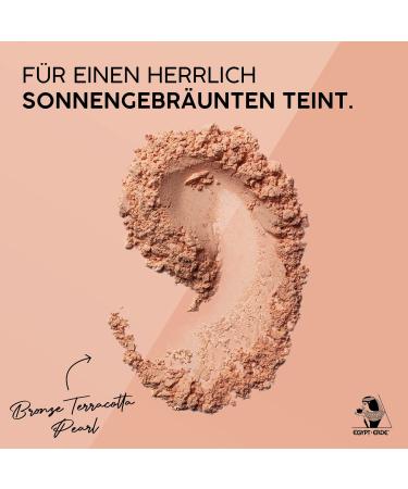 Cutifem Egypt-Erde Compact Powder Highlighter | No.1 Bronze Terracotta Face Powder | Vegan & Dermatologically Tested Natural Makeup 11g - Buy Online on GoSupps.com
