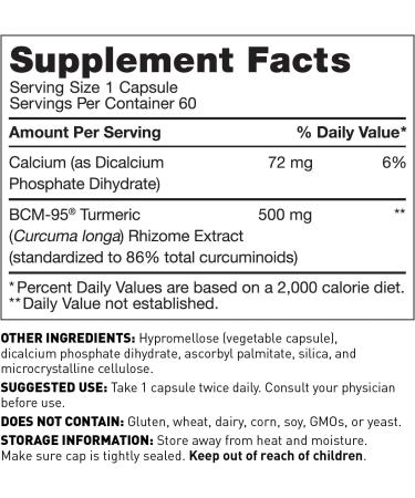 Dr. Amy Myers Turmeric Curcumin Super Soluble 500mg - 60 Capsules - Buy Online on GoSupps.com