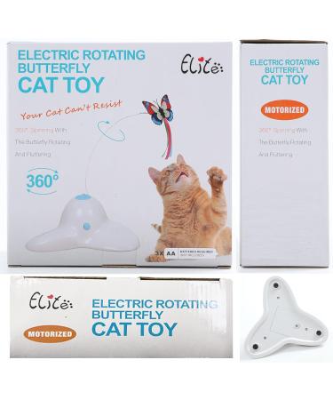 Pawsayes Interactive Indoor Cat Toy - 360 Rotating Butterfly with 2 Refill Packs - Green | Best Cat Toys for Indoor Fun - Buy Online on GoSupps.com