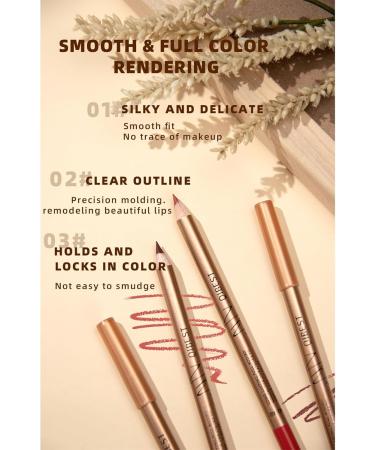 Matte Lipstick Natural Waterproof Lip Liner Pencil Makeup Lips Cosmetic Tools Long Lasting Lip For All Occasions - Buy Online on GoSupps.com