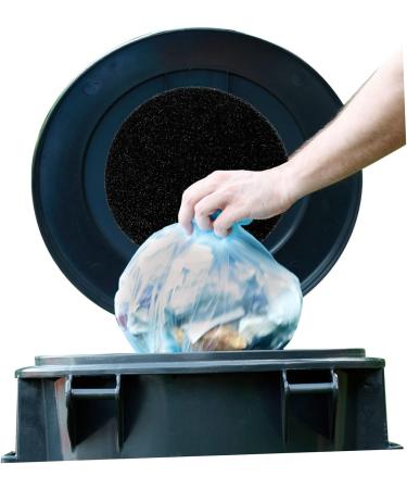 Gogogmy 8 Pack Compost Container Filter Pads - Odor Remover for Cats Trash Cans & Kitchen Composting - Buy Online on GoSupps.com