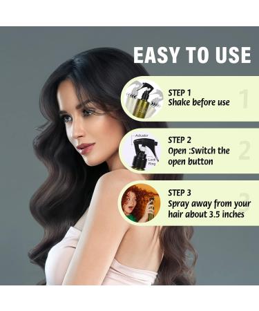 Bingocare Keratin Leave In Conditioner Spray - 1 Minute Hair Moisturizer with Argan Oil Vitamin B5 Serum Heat Protectant Perfume Mist for Anti-Frizz Strengthening 8.5 Fl Oz (Pack of 1) - Buy Online on GoSupps.com