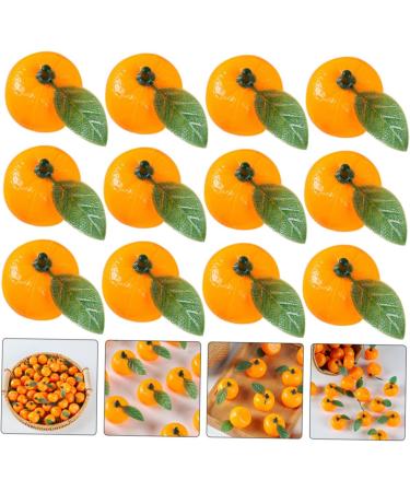 Alipis 50pcs orange cupboard desktop toys plastic teaching aids decorations Model Toy accessories mini Scene Photography Props decorate window False Orange Decor fake fruit - Buy Online on GoSupps.com