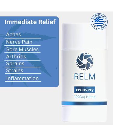 Hemp Roll On Stick | 1000 mg (3 oz) Balm Stick | Arnica Essential Oil Cocoa Butter Natural Ingredients | Muscle Rub - Buy Online on GoSupps.com