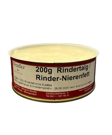 Buy Homemade Beef Kidney Fat & Tallow (200g) Artisan Butcher Shop in Franconia International Shipping Available - Buy Online on GoSupps.com
