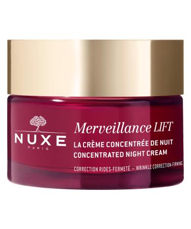 NUXE Merveillance Lift Night Cream - Face Anti-Aging Moisturizer. Hydrating Care for Smoothing Fine Lines and Skin Brightening 1.7 Fl.Oz.