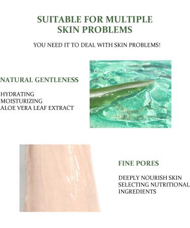 Pure Aloe Vera Gel After Sun Aloe Vera Moisturiser - Deeply Hydrate Organic Aloe Vera Gel Absorbs Rapidly Aloe Vera Face Cream Soothing After Sun Care Gel Body Moisturisers Aloe Vera Gel for Face - Buy Online on GoSupps.com