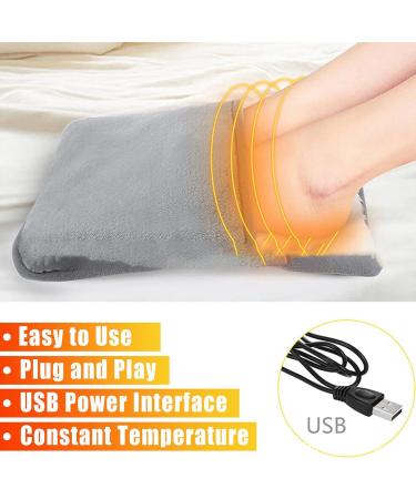 Buy Electric Foot Warmer with Double-Sided Heating - Ideal for Home Office & Bed - Auto Shutoff - Unisex Comfort - Buy Online on GoSupps.com