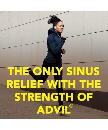 Advil Sinus Congestion & Pain Relief - 50 Count (Pack of 1) | Ibuprofen & Phenylephrine HCl | Fever Reducer - Buy Online on GoSupps.com