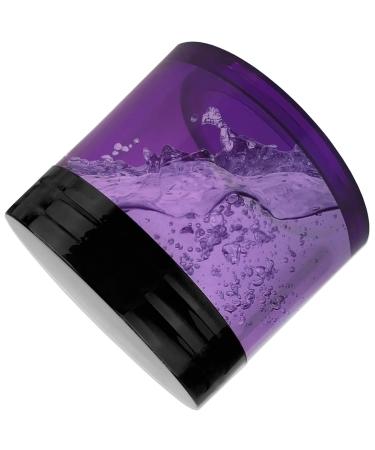 Buy Beauticom 6 Pieces Acrylic Round Clear Jars - Perfect for Creams Lotions Makeup Cosmetics & More - Purple Base with Black Lids - International Shipping Available - Buy Online on GoSupps.com