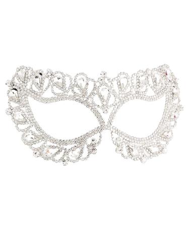 Masque de visage ajour durable et polyvalent pour la danse - Blanc