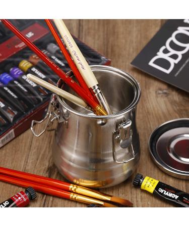 MYARTOOL Portable Paint Brush Washer with Leak-Proof Lid and Filter Screen - 4.7 x 4.4 - Convenient Cleaning Solution - Buy Online on GoSupps.com