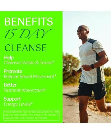 zyy 15 Days Cleans Advanced Gut and Colon Support 15 Day Gut Cleanse Detox for Women & Men with Senna Cascara Sagrada & Psyllium Husk Non-GMO 15 Vegetarian Capsules - Buy Online on GoSupps.com