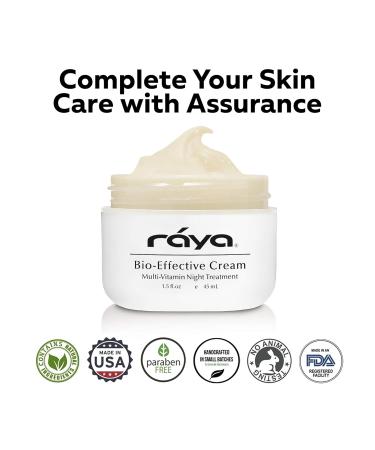 Raya SPA Bio-Effective Night Cream | Anti-Aging Moisturizer for Deep Recovery | Firming & Wrinkle Repair | Overnight Face Care | Non-Oily Renewal - Buy Online on GoSupps.com