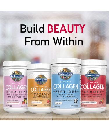 Garden of Life Grass Fed Collagen Beauty - Strawberry Lemonade 9.52 oz (270g) - Premium Collagen Supplement - Buy Online on GoSupps.com