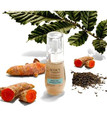 Cell Renewal Peptide Face Serum | Anti-Aging with Green Tea Ginseng & Fig - Shop Internationally - Buy Online on GoSupps.com