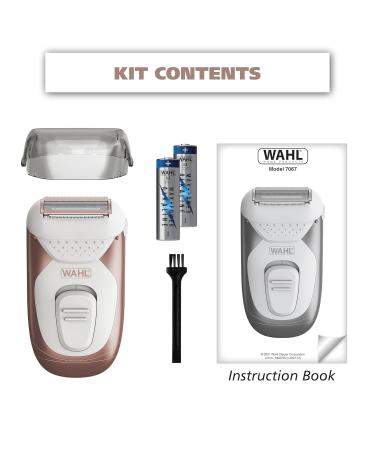 Wahl Smooth Confidence 7067 Women's Waterproof Shaver for Legs Bikini & Armpits | Cordless & Battery-Operated - Buy Online on GoSupps.com