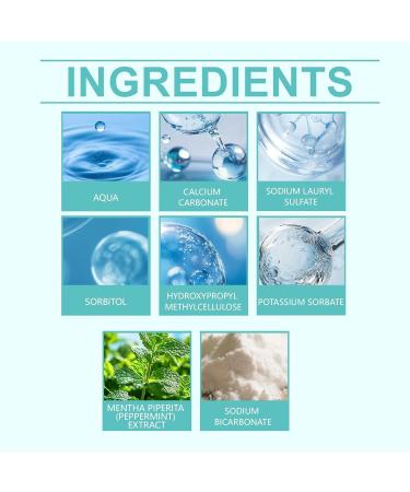 Cleaning Toothpaste - Brightens Tooth Color Long-Lasting Oral Freshness Easy to Use Twice Daily (Morning & Night)(3pcs) 1 Count (Pack of 1) - Buy Online on GoSupps.com