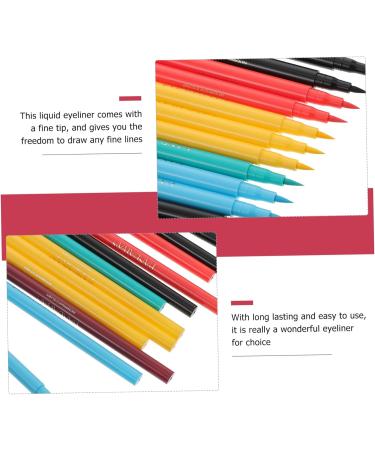 FOMIYES 12pcs Waterproof Liquid Eyeliner Eyeline Liquid Pencil Liquid Eyeliner Pencil Set Makeup Water Proof 1 count (Pack of 1) As Shown - Buy Online on GoSupps.com