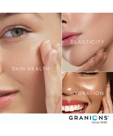Granions Marine Collagen Pills 2000mg Hydrolyzed Marine Collagen Peptides Hyaluronic Acid Vitamin C Calcium Magnesium Skin Hair Nails Pro Aging Hyaluronic Acid Supplements 180 Tablets Vanilla - Buy Online on GoSupps.com