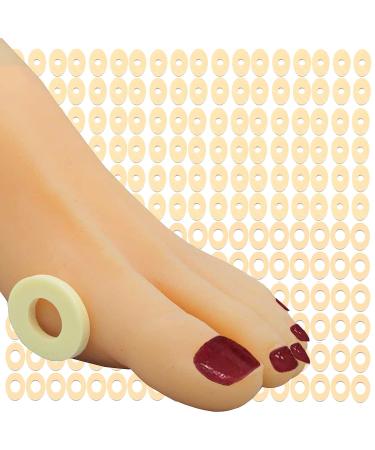 Reppkyh 120 Pads Callus Cushions Corn Pads Self Adhesive Soft Foam Pads for Toe Corn and Foot Protectors and Thick Corn Cushions Toe Pads Nude 120 Pcs