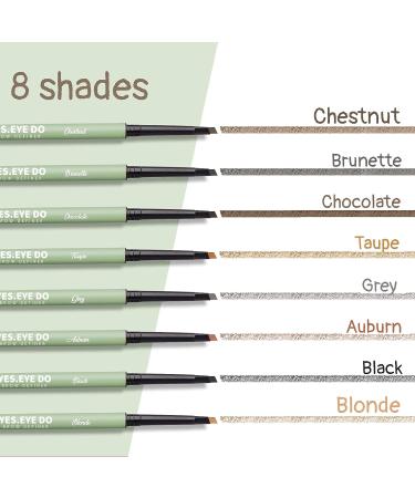 Blonde Eyebrow Pencil - Ultra Slim, Long Lasting, Waterproof Brow Definer for Natural Eye Brow Makeup - YES.EYE DO - Buy Online on GoSupps.com