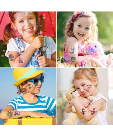 Spiderman Temporary Tattoos for Kids - 60 PC Spidey & Friends Fake Tattoos Stickers | Spider Birthday Party Supplies & Decorations - Buy Online on GoSupps.com