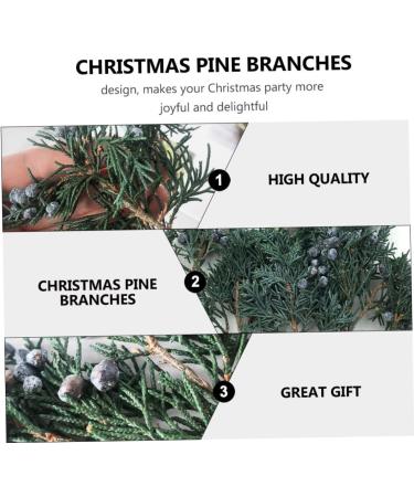ABOOFAN 2 Pcs Pine Branch DIY Material Floral Boxes Wedding Decoration Christmas Pine Branches Household - Buy Online on GoSupps.com