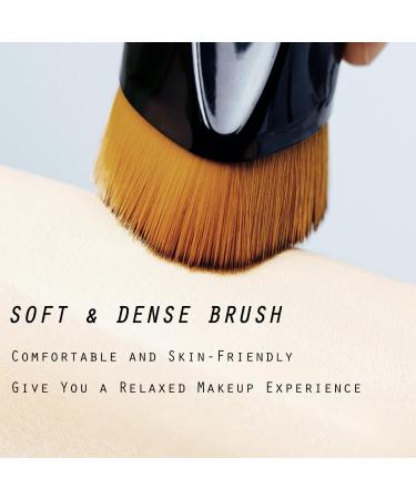 Foundation Brush Flat Makeup Brush for Face Lightweight Flawless Cosmetic Brush Cream Blush Liquid Powder Brush with Protective Case - Buy Online on GoSupps.com