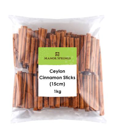 Ceylon Cinnamon Sticks (15cm) 1kg by Manor Springs