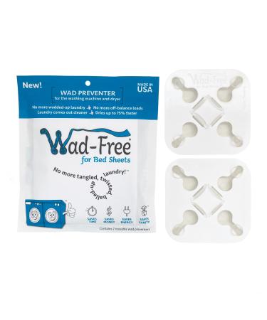 Wad-Free Bed Sheet Detangler Reduces Laundry Tangles - As Seen on Shark Tank Made in USA 2