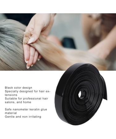 Strong Adhesion 9mm Wide Hair Extension Keratin Glue Strip Long Lasting Hair Wig Tape Roll Hair Extensions Tape Roll with Good Adhesive for Hair Extensions Safe - Buy Online on GoSupps.com