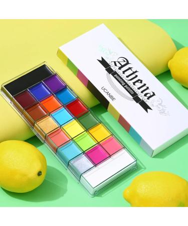 20 Colors Makeup Palette Set & 10-Piece Brush Kit - Professional Face Paint for Flawless Application | International Shipping Available - Buy Online on GoSupps.com