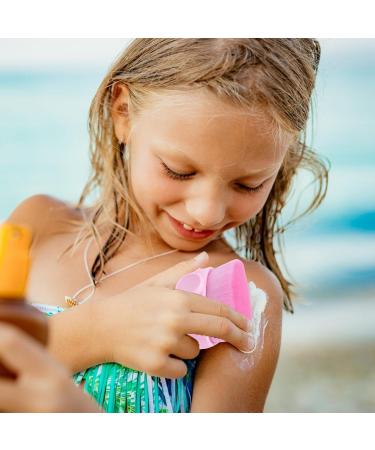 Sunscreen Brush | Precise Control Sunblock Applicator for Kids with - Quick-Drying Cosmetic Brushes Soft Fiber Bristles Ensures Even Application Pink - Buy Online on GoSupps.com