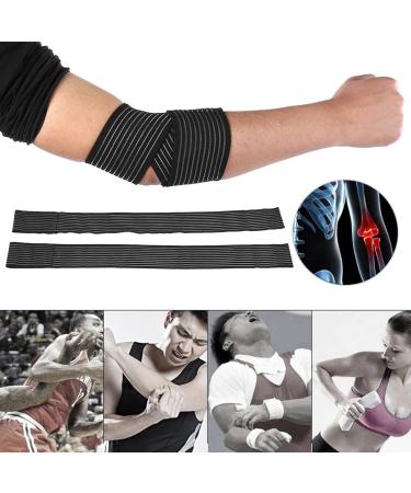Elbow Support Wrap for Men | Adjustable Elbow Straps & Bandage Brace | Sports Injury Relief #794 - International Shipping Available - Buy Online on GoSupps.com